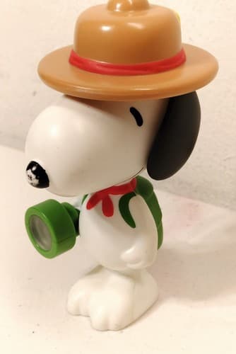 Peanuts Camper Beagle Scout Flashlight Snoopy # 2 McDonalds Happy Meal Kids Toy - Thumbnail 2