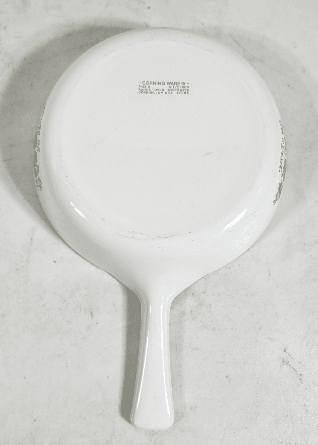 Vintage Corning Ware P-83-B "Le Persil" Skillet 6.5" - Thumbnail 9