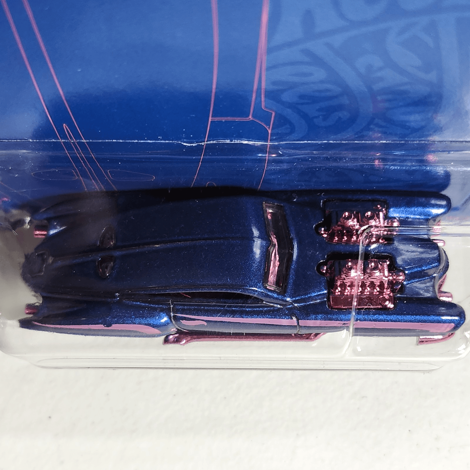 2021 Hot Wheels Evil Twin Blue And Pink 54th Anniversary Edition Car 1/64 Toy - Thumbnail 3