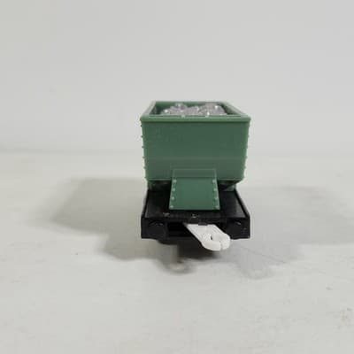Thomas Train Trackmaster Sodor Mining Quarry Cargo Car Flip Top Gold Silver 2006 - Thumbnail 5