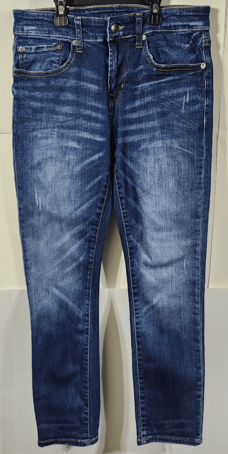 Aeropostale Jeans Mens Size 27/28 Slim Fit Blue Denim Pants - Thumbnail 5