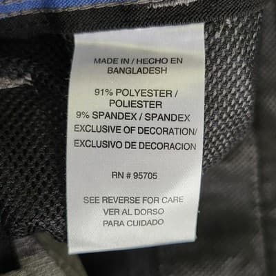Denali Men’s 36 Shorts Gray Chino Performance Stretch With Pockets - Thumbnail 8