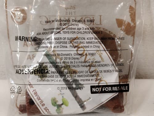 Lion King #8 Pumba Warthog Mcdonalds Happy Meal Kids Toy Sealed NEW - Thumbnail 2