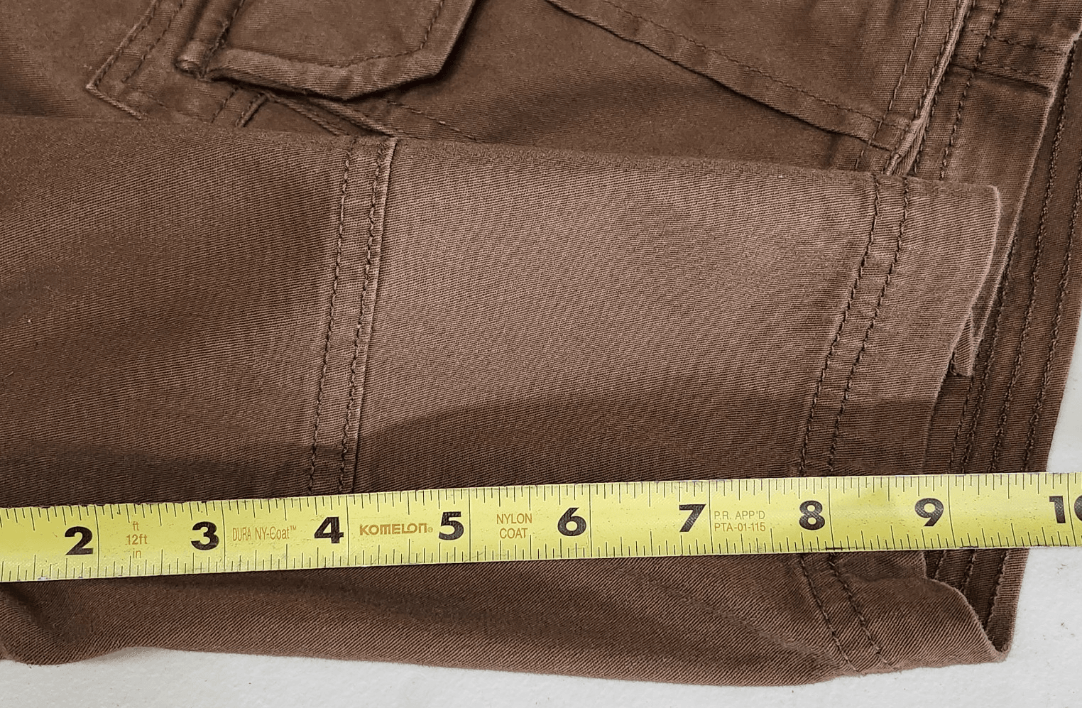 Ditch Plains Mens Cargo Shorts Size 30 Brown Casual - Thumbnail 3