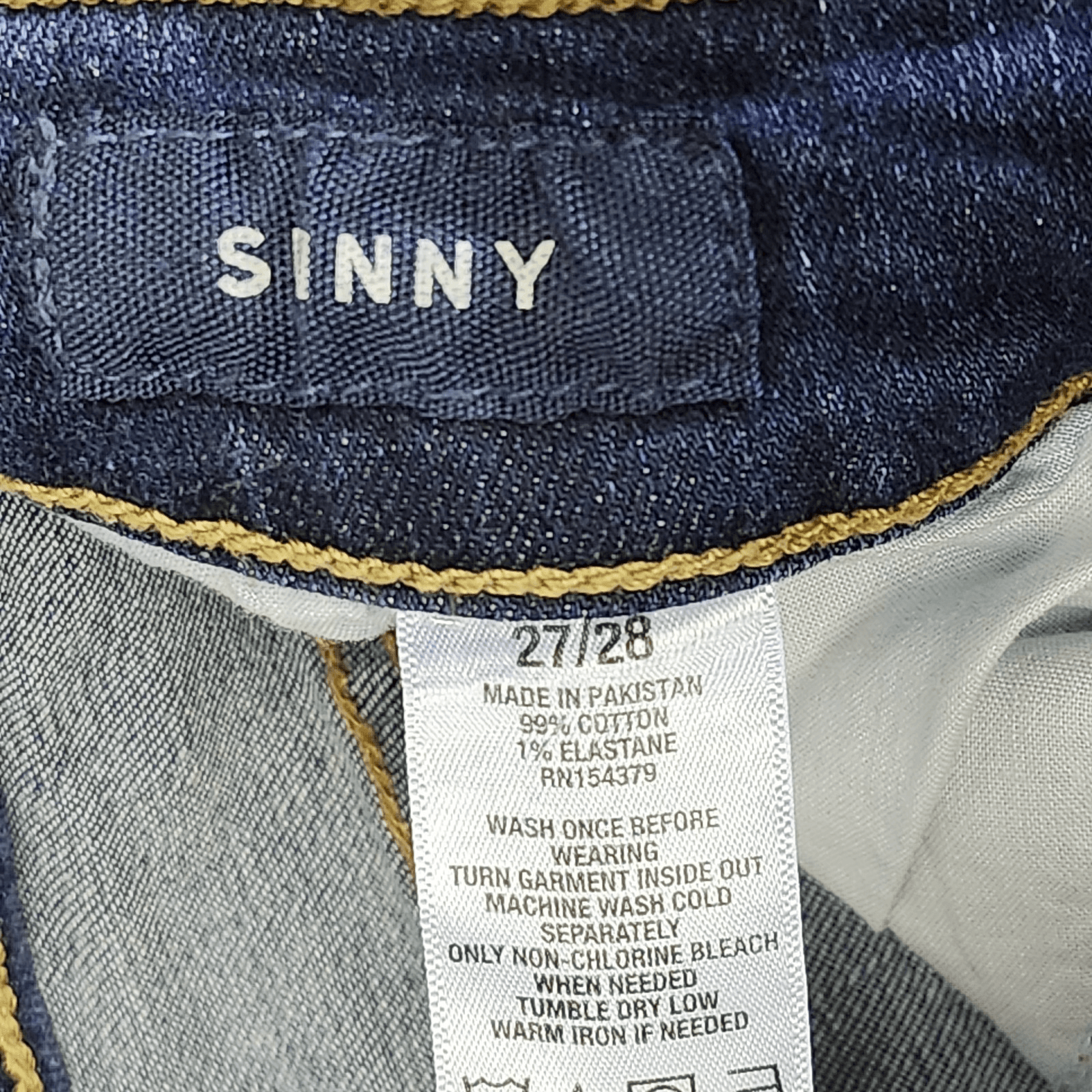 Aeropostale Jeans Mens Size 27/28 Slim Fit Blue Denim Pants - Thumbnail 8