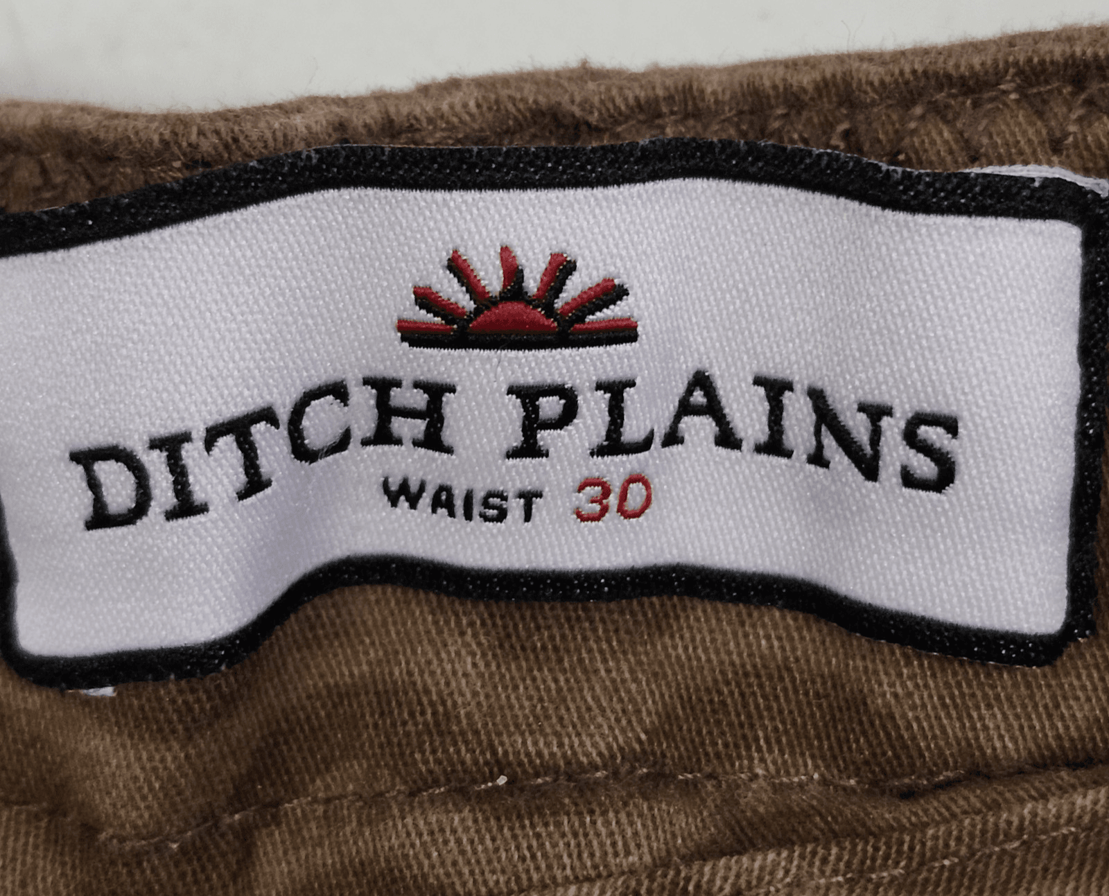 Ditch Plains Mens Cargo Shorts Size 30 Brown Casual - Thumbnail 7