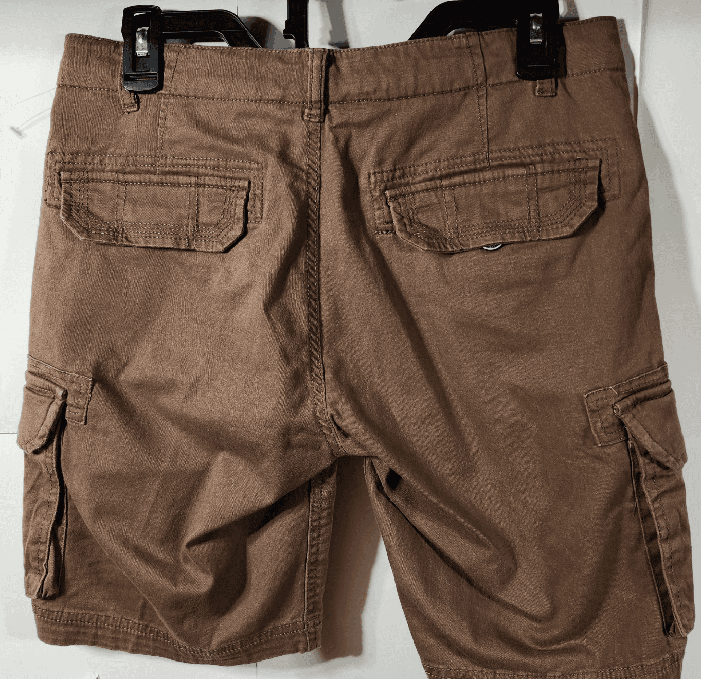 Ditch Plains Mens Cargo Shorts Size 30 Brown Casual - Thumbnail 4