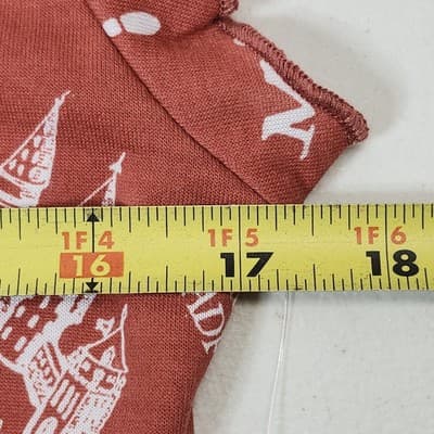 Harry Potter Crop Tshirt Size Small Red Marauders Map Wizarding World - Thumbnail 2