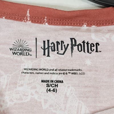 Harry Potter Crop Tshirt Size Small Red Marauders Map Wizarding World - Thumbnail 7