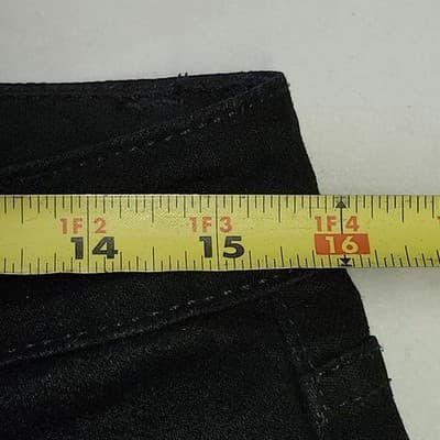 Nine West Vintage America Jeans Women's Size 2 Black Straight Denim Pants - Thumbnail 2