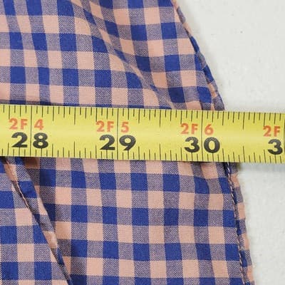 Vineyard Vines Shirt Men's Size Medium Gingham Button Slim Fit Long Sleeve - Thumbnail 3