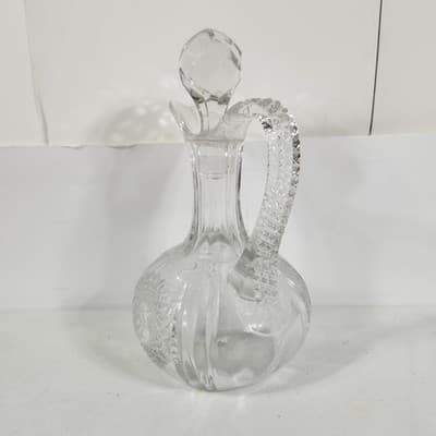 ABP American Brilliant Period Large Decanter w/Stopper Home Bar Decor - Thumbnail 6