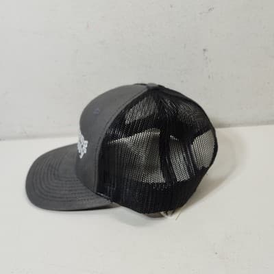 Mustang Monthly Men’s Gray Black SnapBack Hat Trucker Cap OSFM - Thumbnail 3