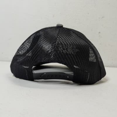 Mustang Monthly Men’s Gray Black SnapBack Hat Trucker Cap OSFM - Thumbnail 4