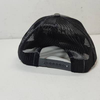 Mustang Monthly Men’s Gray Black SnapBack Hat Trucker Cap OSFM - Thumbnail 5