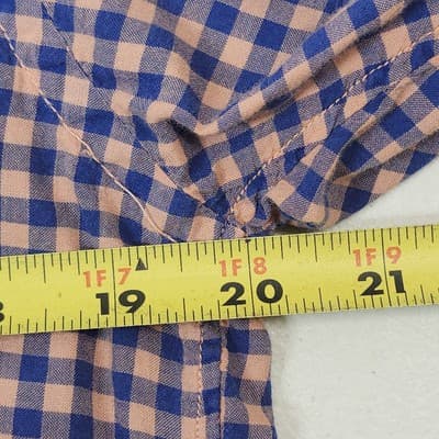 Vineyard Vines Shirt Men's Size Medium Gingham Button Slim Fit Long Sleeve - Thumbnail 2