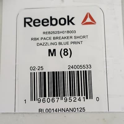 Reebok Boys Size Medium Shorts Stretch Woven Active Dazzling Blue NEW - Thumbnail 7