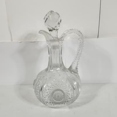 ABP American Brilliant Period Large Decanter w/Stopper Home Bar Decor - Thumbnail 5