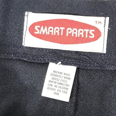 Vtg Smart Parts Dress Pants Womens Size 13 Blue Pleated High Rise Made in USA - Thumbnail 9