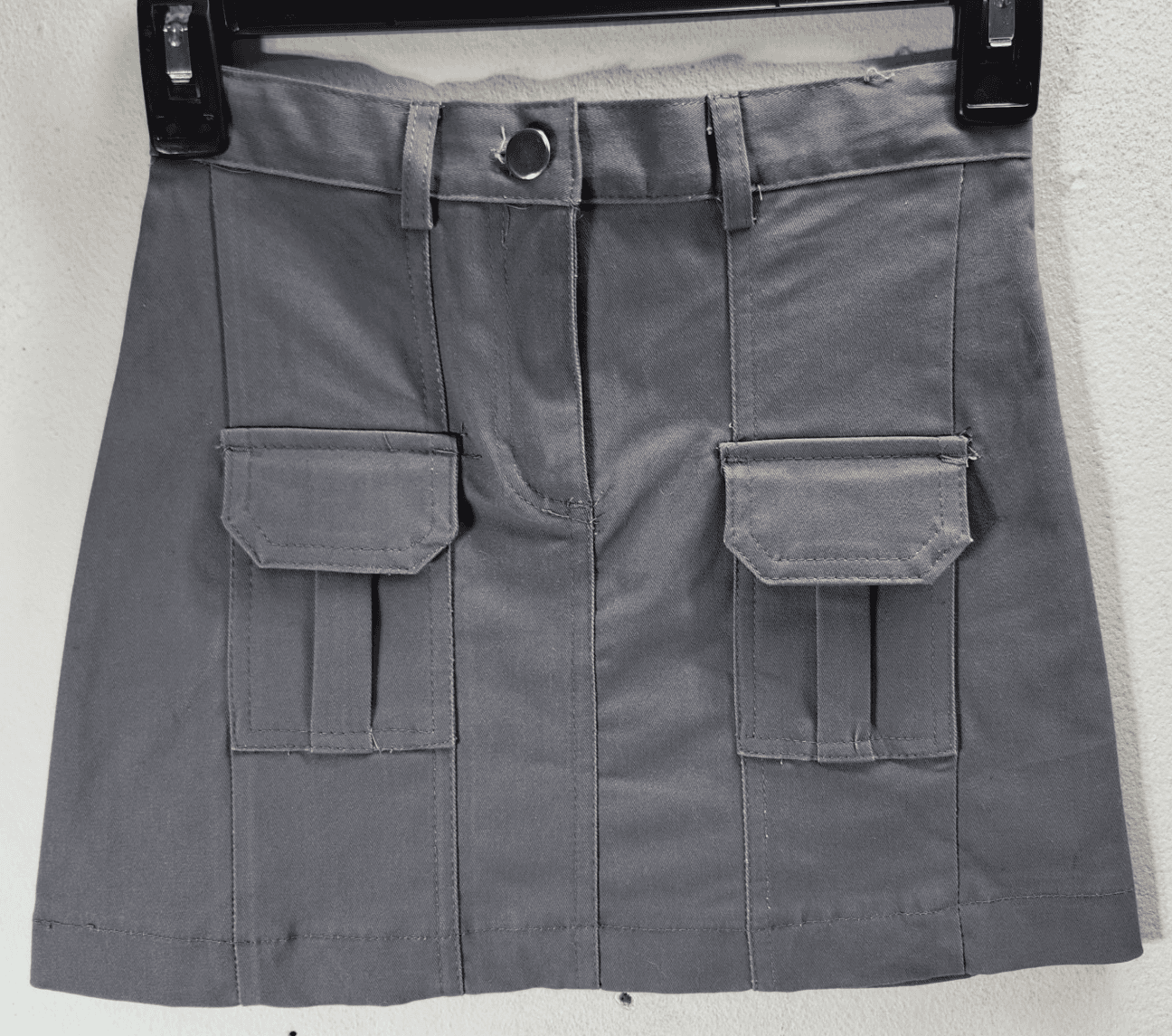 Paisley Love Women's Mini Skirt Size 8 Gray Short Mini - Thumbnail 5