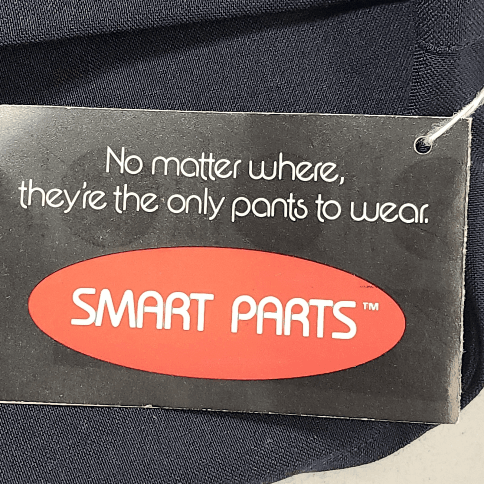 Vtg Smart Parts Dress Pants Womens Size 13 Blue Pleated High Rise Made in USA - Thumbnail 8