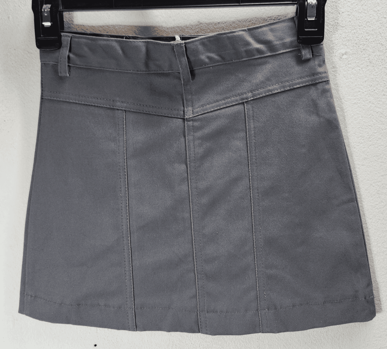 Paisley Love Women's Mini Skirt Size 8 Gray Short Mini - Thumbnail 4