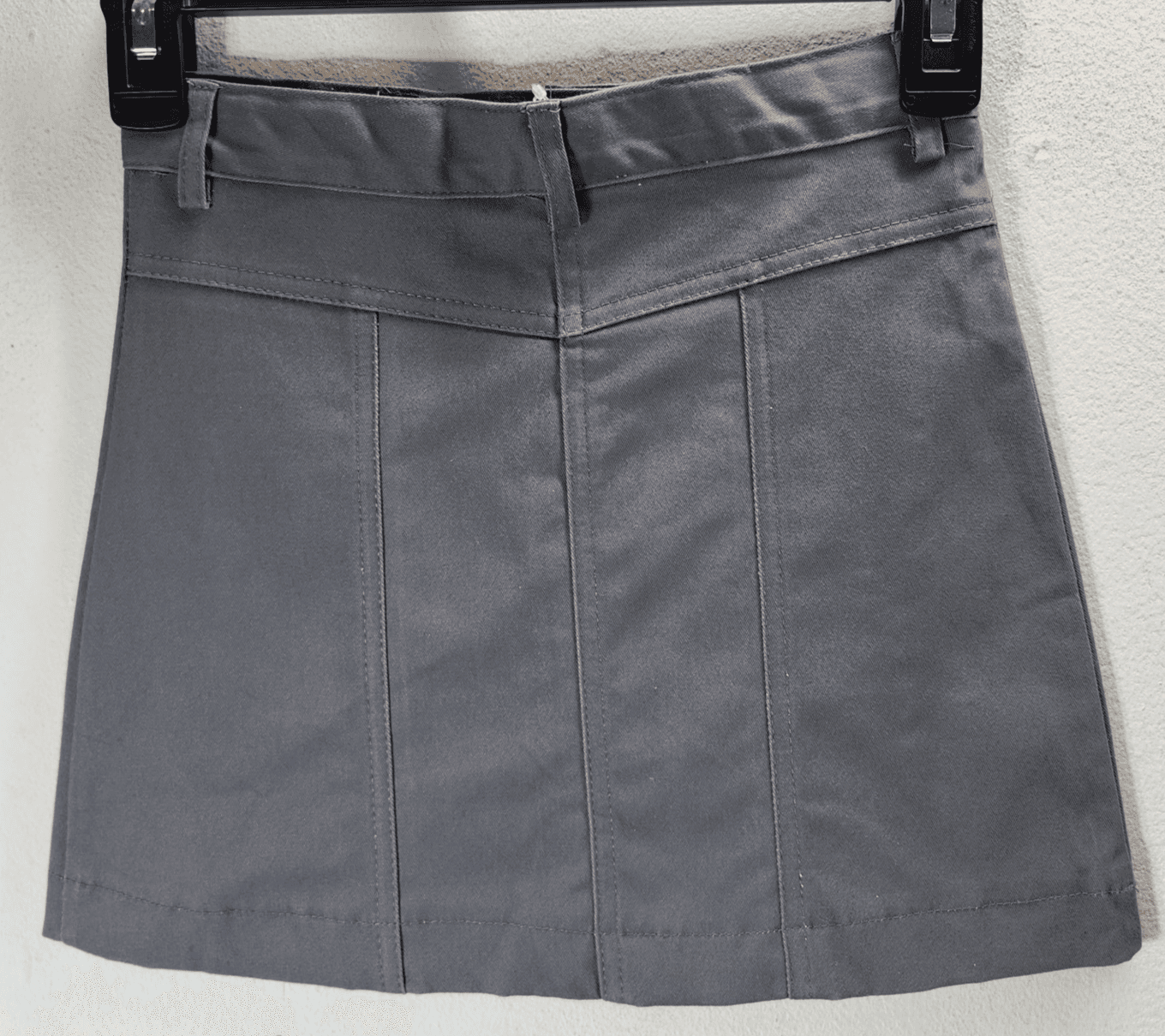 Paisley Love Women's Mini Skirt Size 8 Gray Short Mini - Thumbnail 6