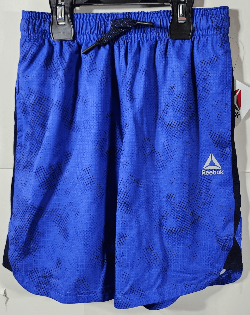 Reebok Boys Size Medium Shorts Stretch Woven Active Dazzling Blue NEW