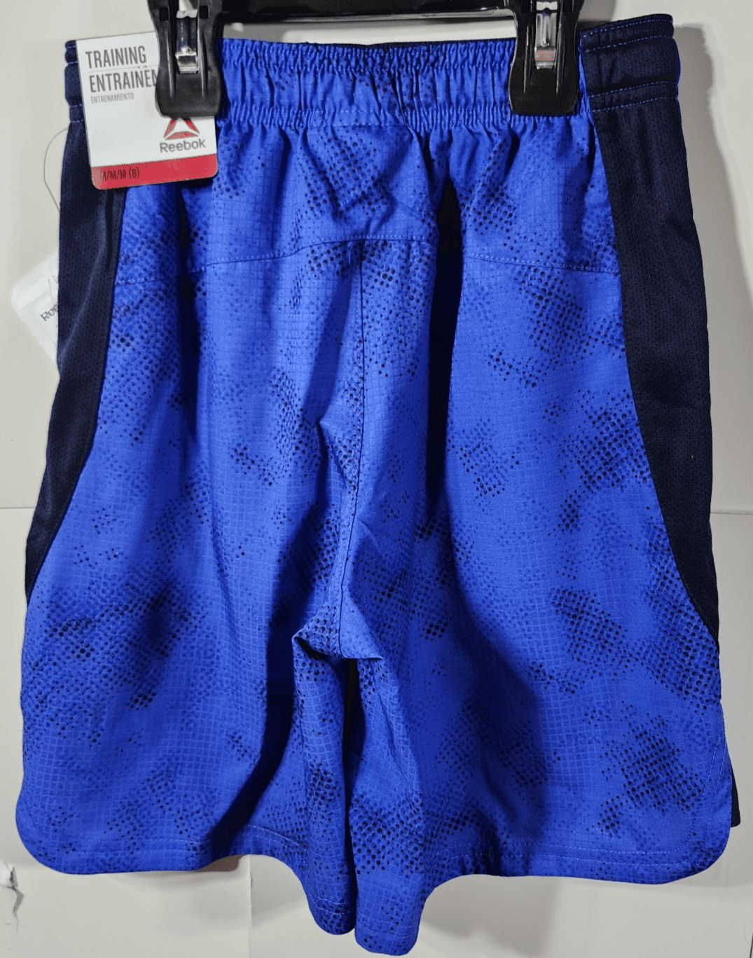 Reebok Boys Size Medium Shorts Stretch Woven Active Dazzling Blue NEW - Thumbnail 6