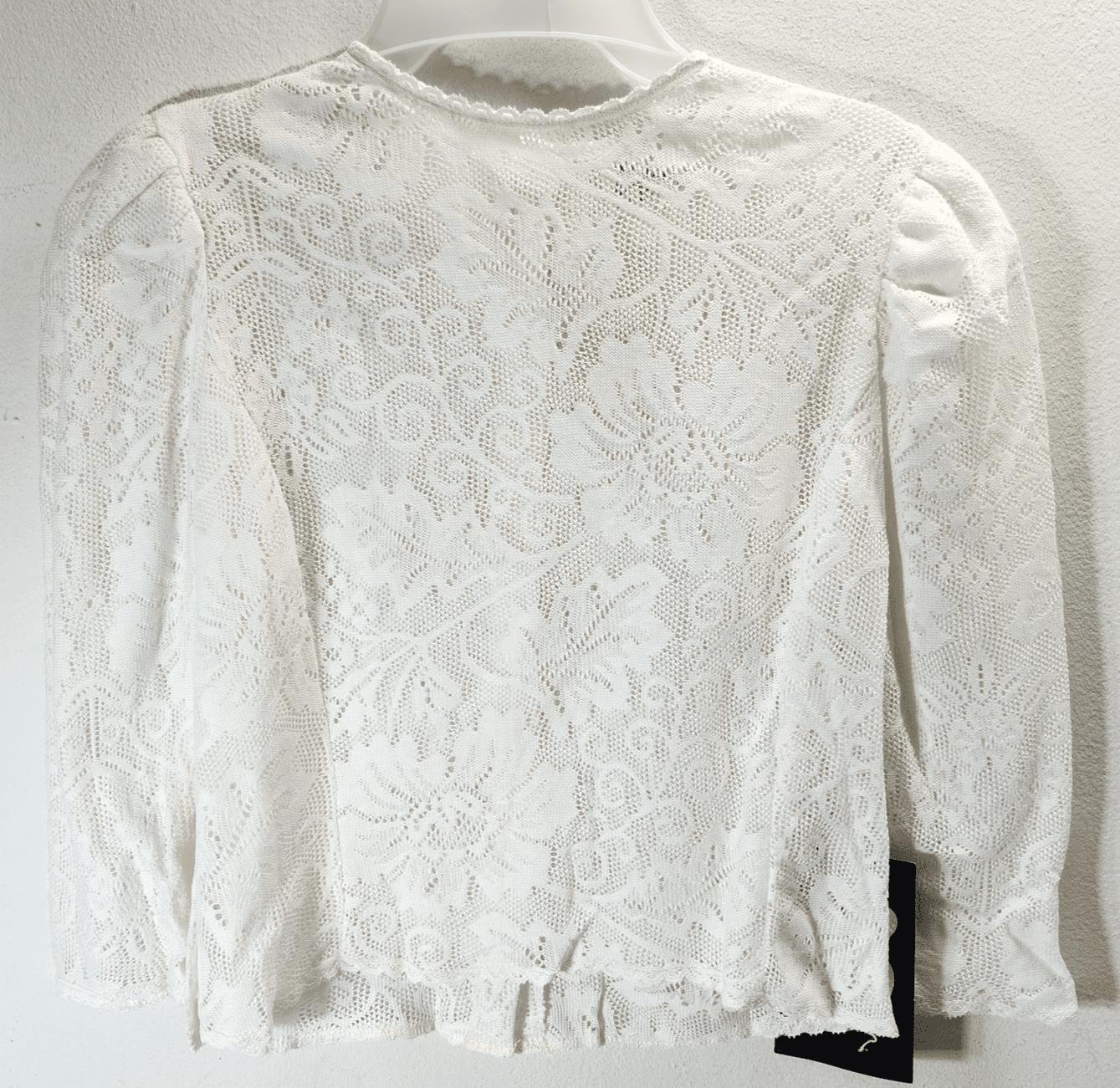 Byer California Women's Lace Top Size Medium Floral Design 3/4 Sleeve NOS - Thumbnail 6