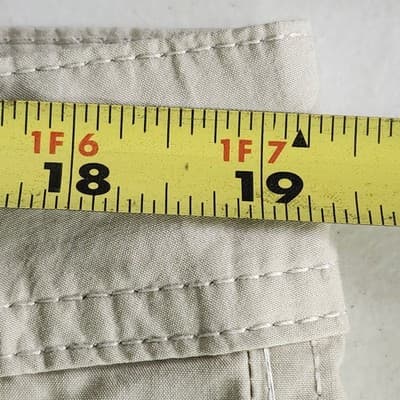 Columbia Men's 38x10 Shorts Regular Fit Beige - Thumbnail 2