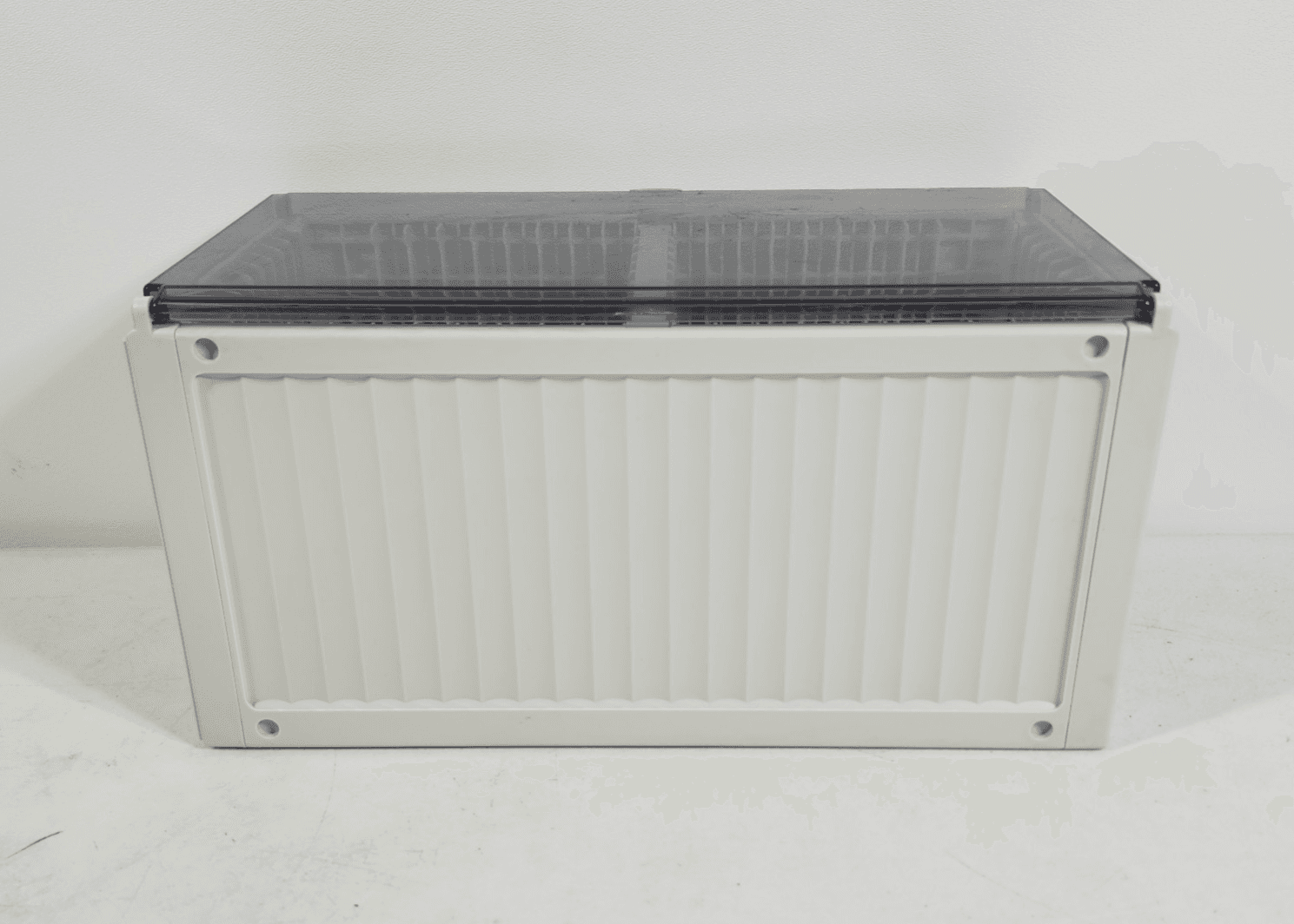 RadioShack 20 CD Plastic Storage Case Holder Grey And White - Thumbnail 6