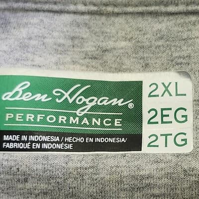 Ben Hogan Performance Men’s 2XL Gray 1/4 Zip Pullover Golf Sweatshirt - Thumbnail 7