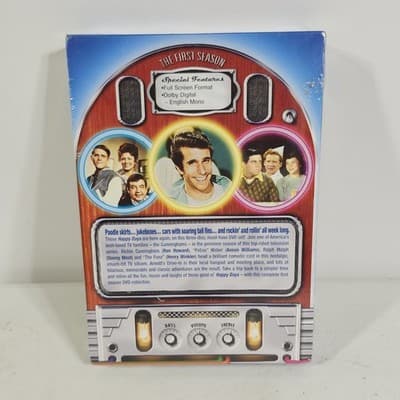 Happy Days Complete Season 1 First DVD, 2004, 3-Disc Set NEW Factory Sealed - Thumbnail 2