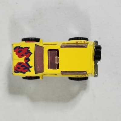 Vintage Matchbox Superfast Ford Bronco 4x4 Yellow Car 1/64 Toy Vehicle Loose - Thumbnail 7