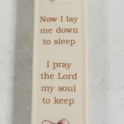 Memories of Yesterday Porcelain Cross I Pray The Lord My Soul To Keep 1991 - Thumbnail 4