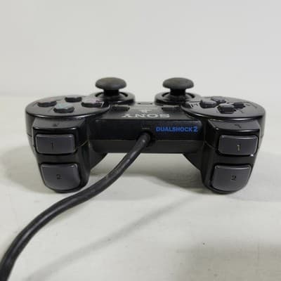 Sony PlayStation 2 PS2 Black Analog Controller DualShock 2 - Thumbnail 8