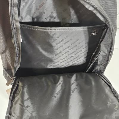Reebok Paige 18" Backpack Black & Rose Gold Tech Laptop Sleeve Bottle Cell NEW - Thumbnail 9