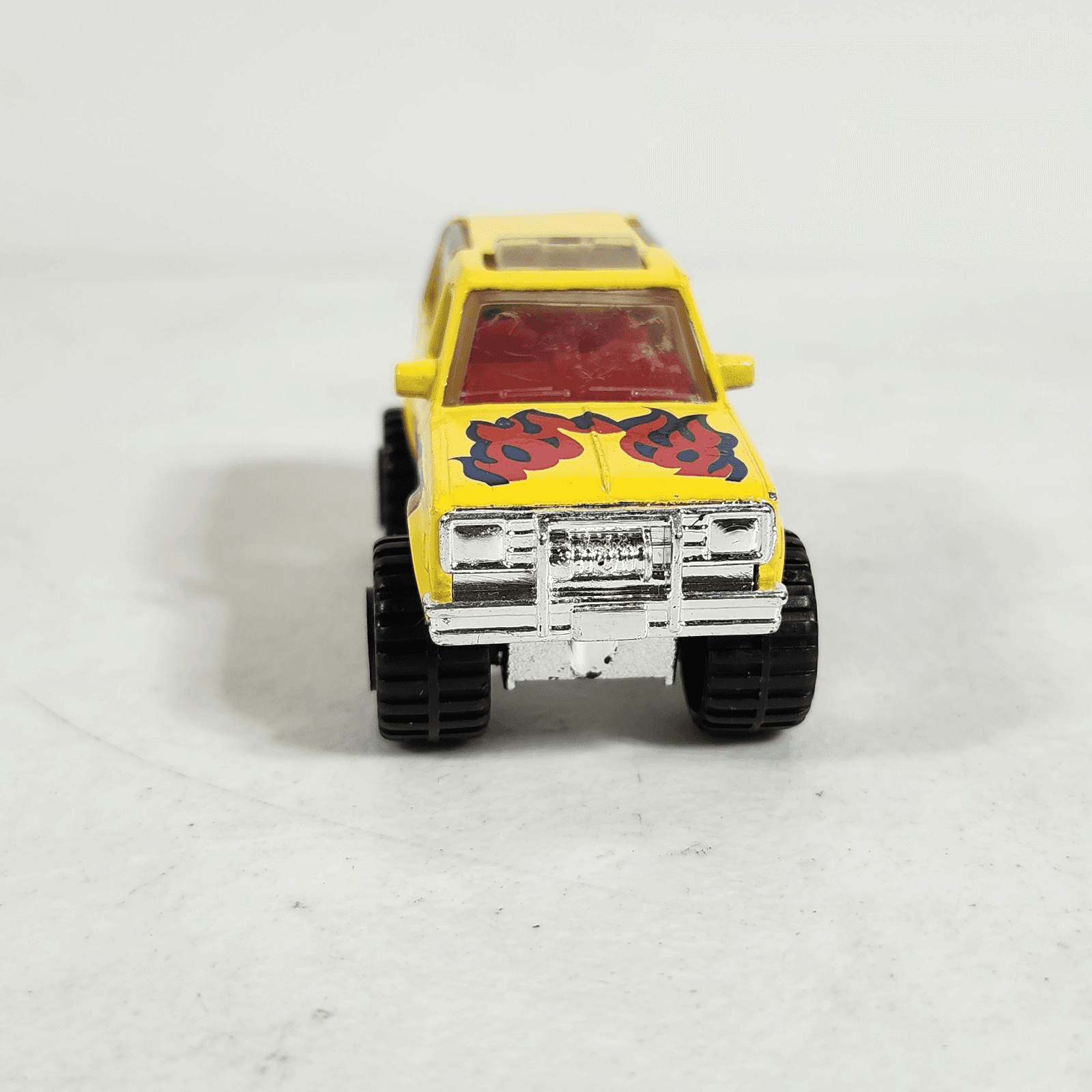 Vintage Matchbox Superfast Ford Bronco 4x4 Yellow Car 1/64 Toy Vehicle Loose - Thumbnail 3