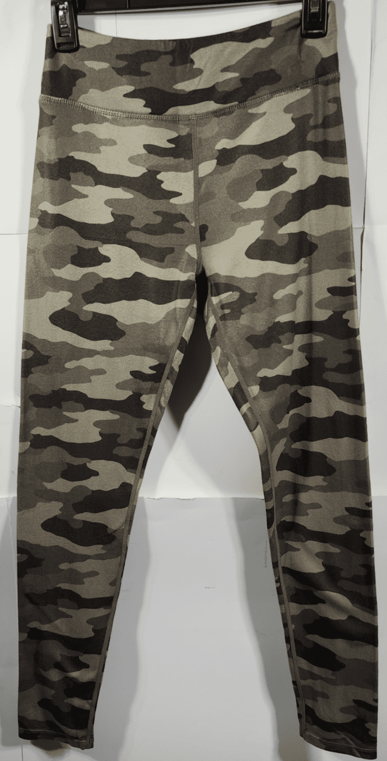 SO Leggings Women's Small High Rise Pull On Green Camo Lounge Pants NEW - Thumbnail 5