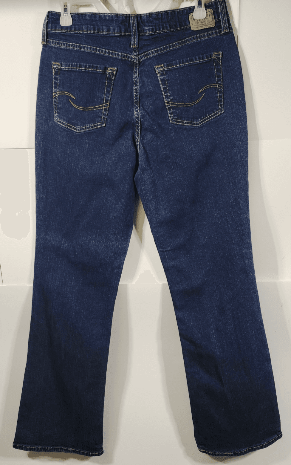 Levis Jeans Womens Size 12 Blue Denim At Waist Bootcut Stretch Pants - Thumbnail 4