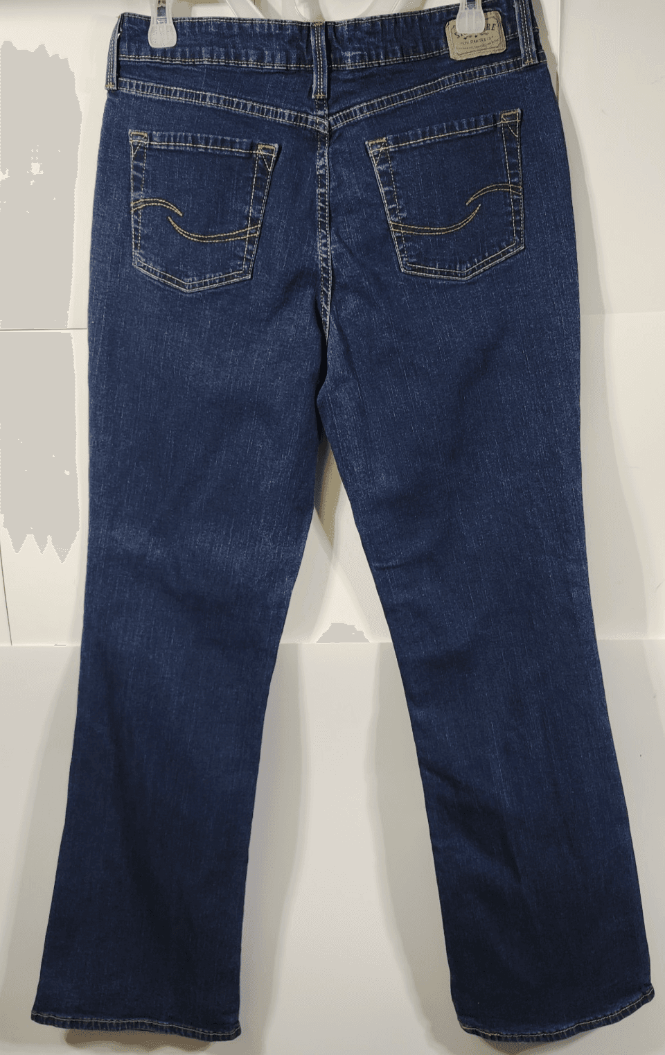 Levis Jeans Womens Size 12 Blue Denim At Waist Bootcut Stretch Pants - Thumbnail 6