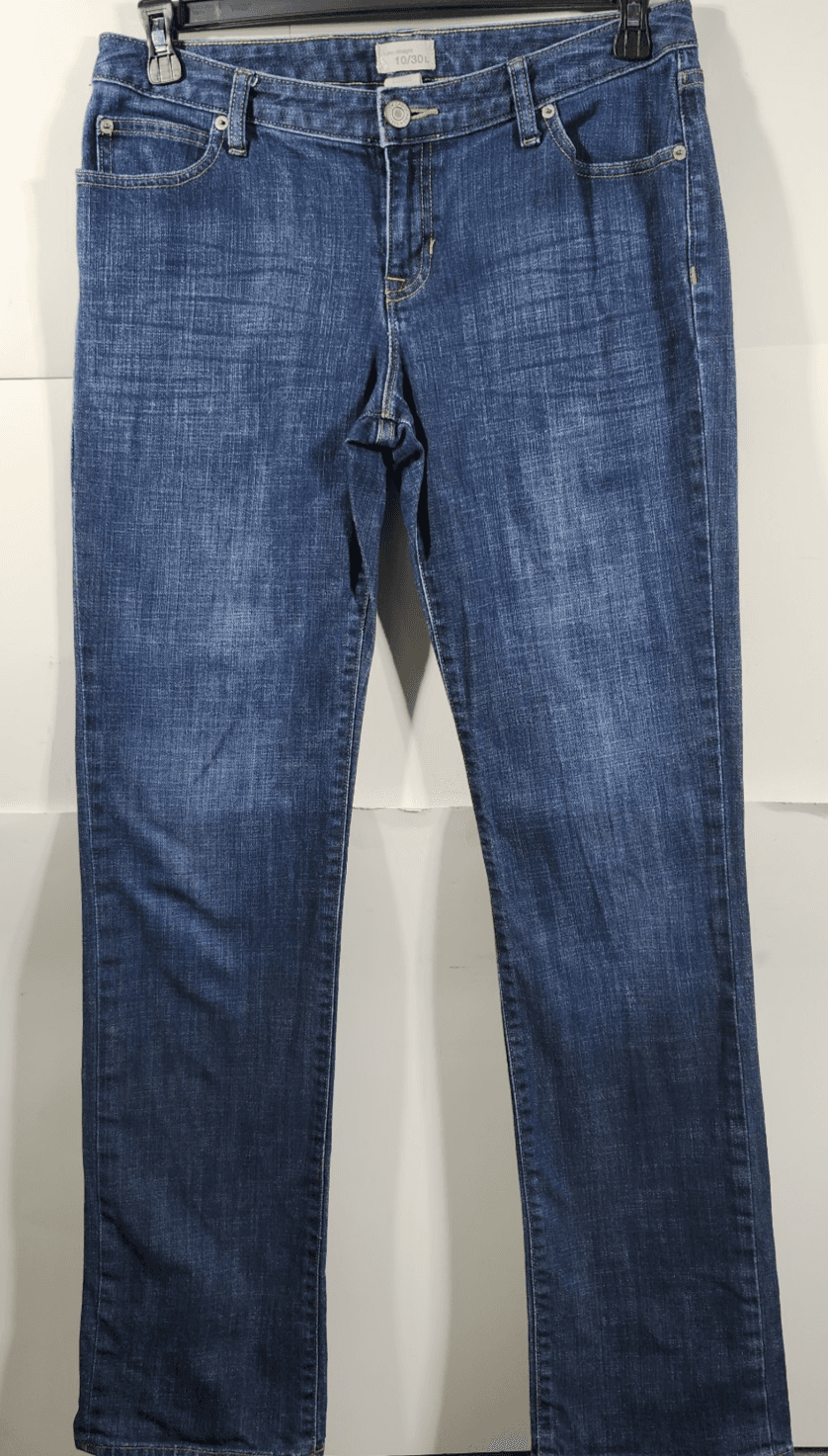 Gap Curvy Straight Jeans Women's 10/30 Blue Stretch Denim Comfort