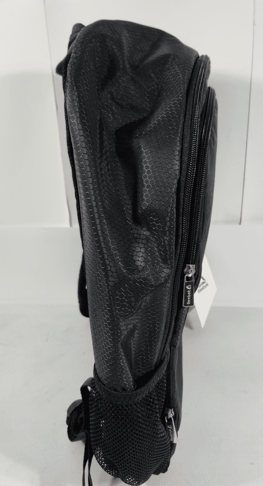 Reebok Paige 18" Backpack Black & Rose Gold Tech Laptop Sleeve Bottle Cell NEW - Thumbnail 2