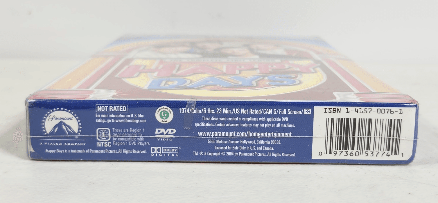 Happy Days Complete Season 1 First DVD, 2004, 3-Disc Set NEW Factory Sealed - Thumbnail 3