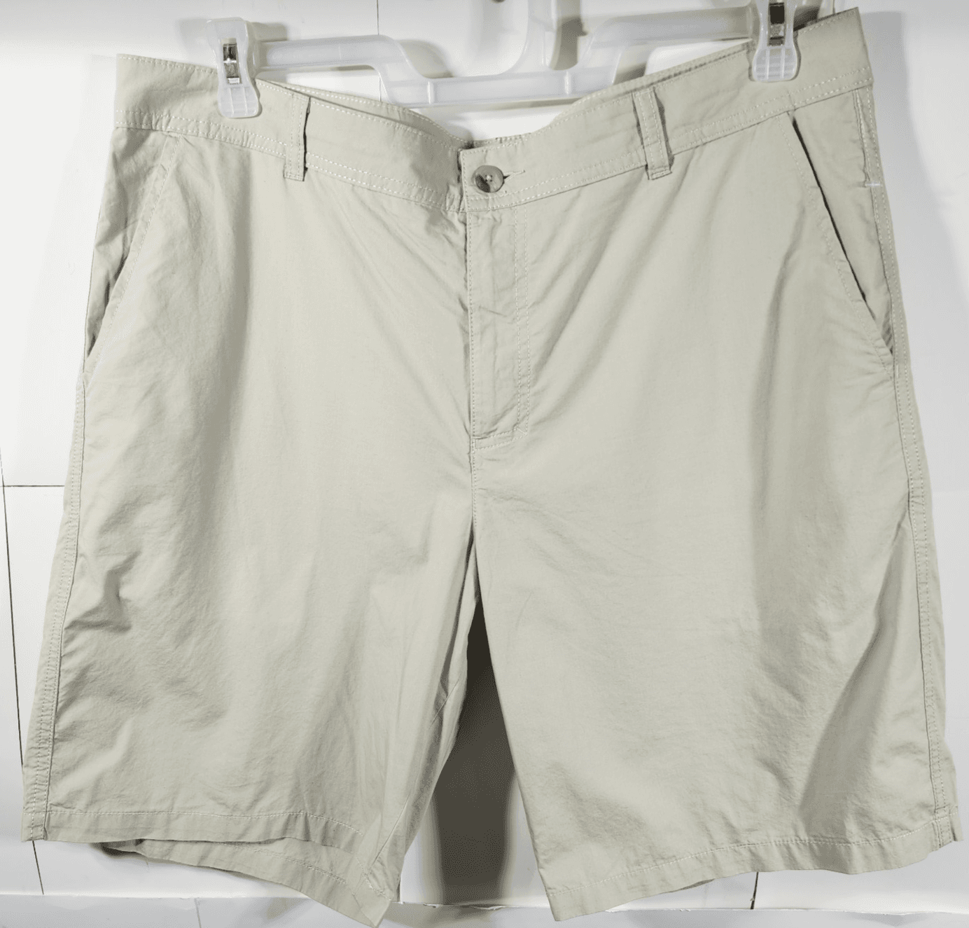 Columbia Men's 38x10 Shorts Regular Fit Beige - Thumbnail 5