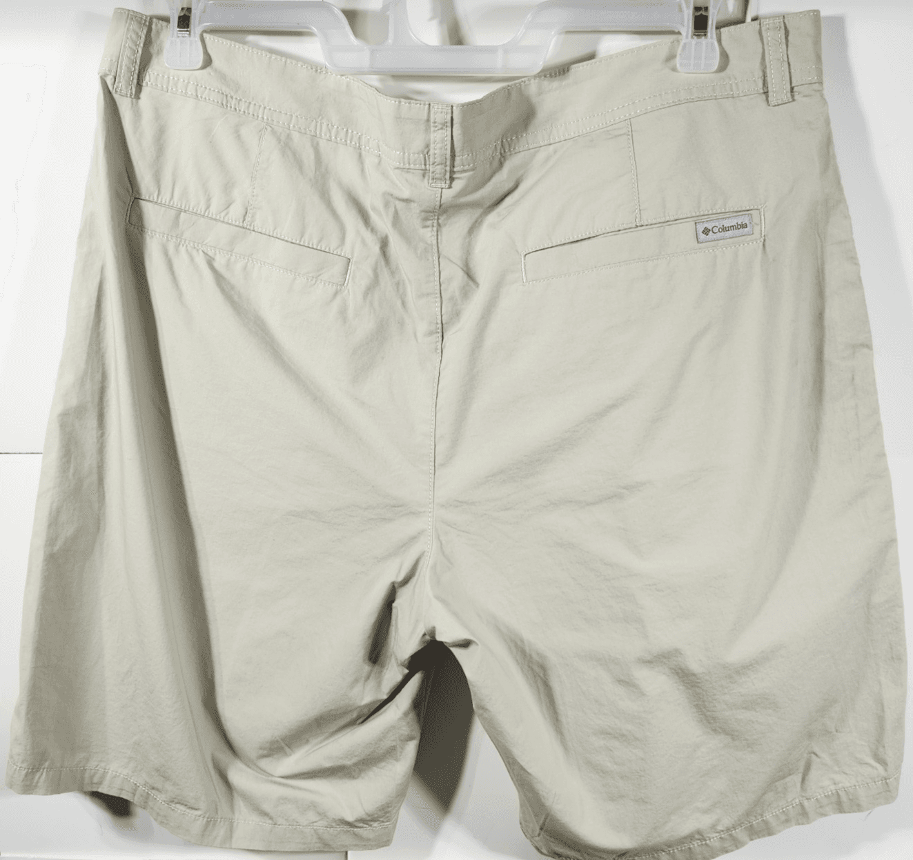 Columbia Men's 38x10 Shorts Regular Fit Beige - Thumbnail 6