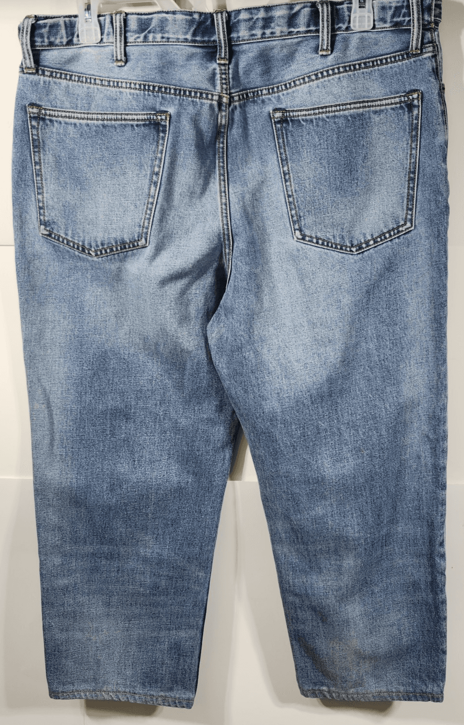 Lands End Mens Traditional Fit Jeans Size 40 X 26 Blue Denim Pants - Thumbnail 6