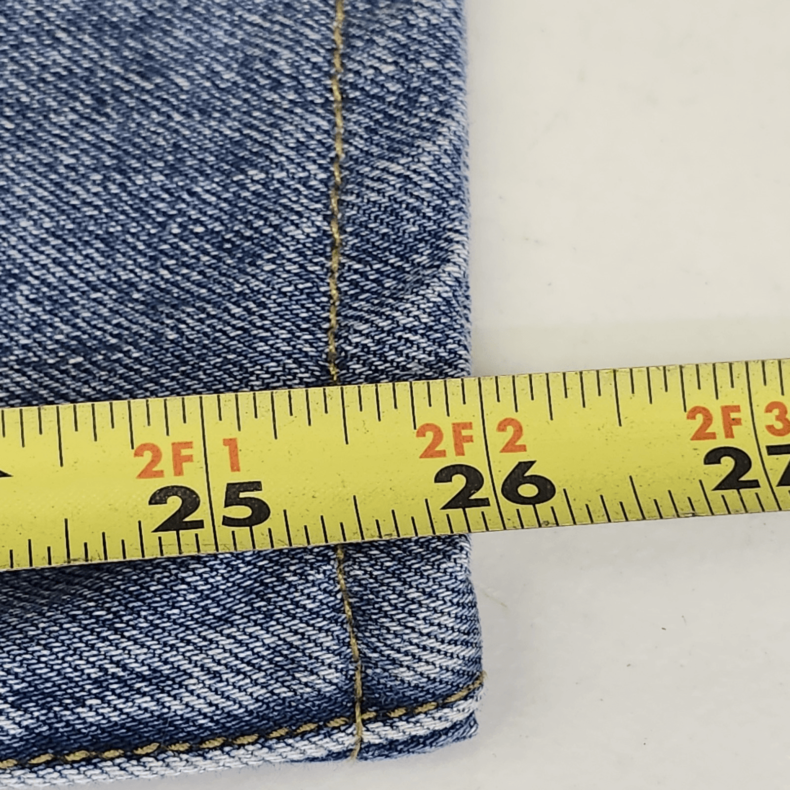 Lands End Mens Traditional Fit Jeans Size 40 X 26 Blue Denim Pants - Thumbnail 3
