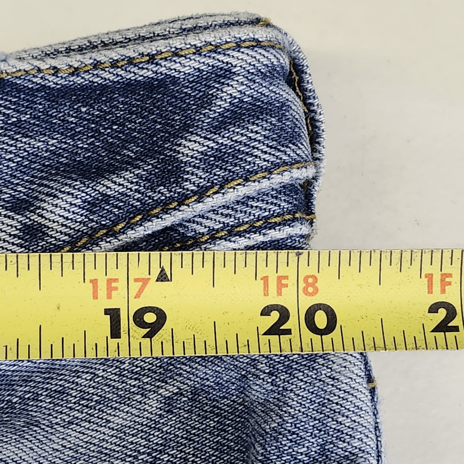Lands End Mens Traditional Fit Jeans Size 40 X 26 Blue Denim Pants - Thumbnail 2